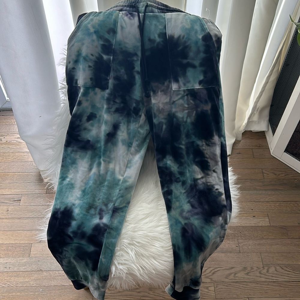 Tie Dye Velvet Sweats: Size: M